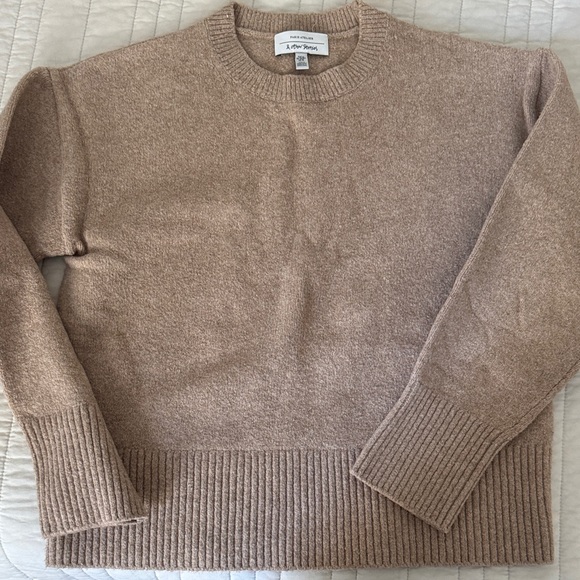 & Other Stories Relaxed Fit Knitted Sweater - Mole Beige - Picture 2 of 3